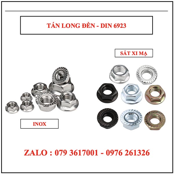 TÁN LONG ĐỀN-TÁN BÔNG - DIN 6923